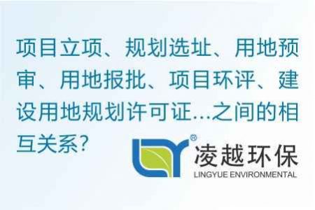 项目立项、规划选址、用地预审、用地报批、项目环评、建设用地规划许可证...之间的相互关系？